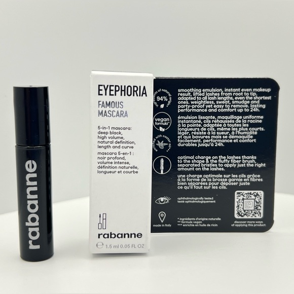 🦋$5 ~ Rabanne Eyephoria Famous Mascara ~ NEW IN BOX - Picture 1 of 11